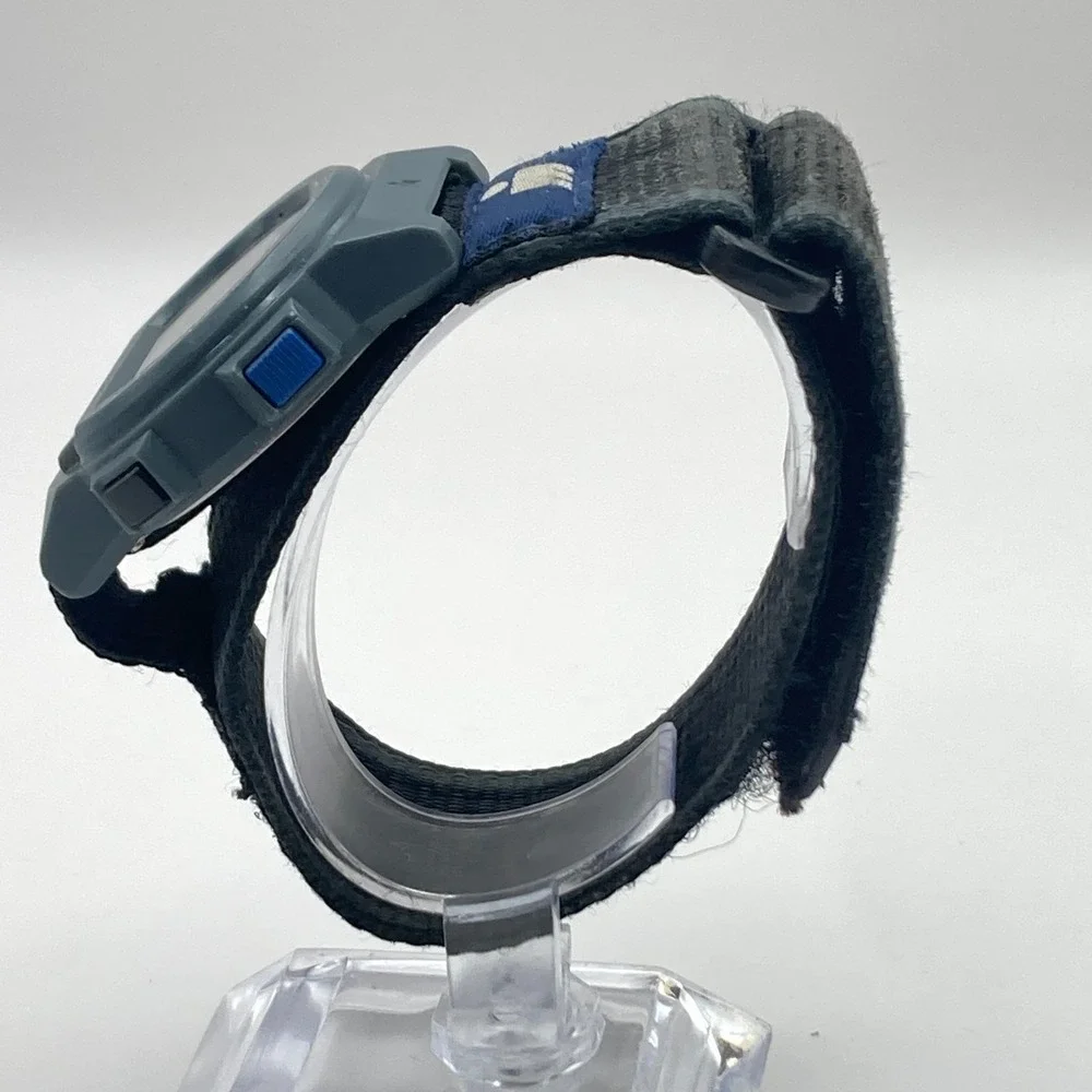 Timex Ironman Men's Watch Digital Gray Blue Indiglo 10 Lap Chrono New Battery